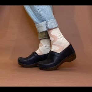 Dansko clogs in navy